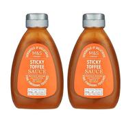 M&S Sticky Toffee Desserts Sauce 310g x 2 Pack - Pour Over Pancakes, Waffles and More