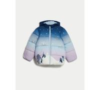 M&S Stormwear™ Disney Frozen™ Padded Coat (2-8 Yrs) Blue Mix