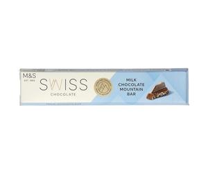 M&S Swiss Milk Chocolate Mountain Bar, 100g-Pack of 2X