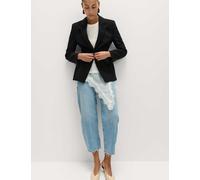 M&S Tailored Cinched Waist Blazer Black