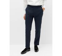 M&S Tailored Fit Tipped Tuxedo Trousers Navy