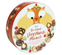 M&S The Original Very Moreish Munch Sweet & Salty Chocolate, Fudge, Pretzel, Nut & Popcorn Mix, 460g Tin