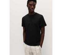 M&S The Utimate Slim Fit Cotton Blend T-Shirt Black