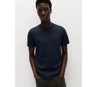 M&S The Utimate Slim Fit Cotton Blend T-Shirt Navy