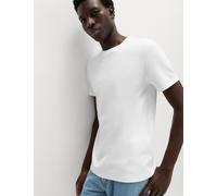 M&S The Utimate Slim Fit Cotton Blend T-Shirt White