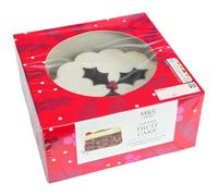 M&S Top Iced Fruit Cake - All butter Fruit Cake with Plump Vine Fruits 920g