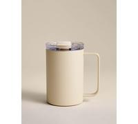 M&S Travel Mug with Handle 350ml Antique Cream