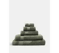 M&S Ultimate Super Soft Pure Cotton Towel Moss Green