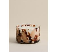 M&S Vanilla Animal Confetti Glass 3 Wick Candle Multi