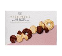 M&S Viennese All Butter Biscuit Selection, Milk Chocolate and Plain Varieties, 450g