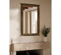 M&S Vintage Wall Mirror Antique Brass