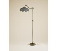 M&S Winnie Pleated Floor Lamp Antique Brass