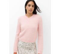 M&S Wool Blend V-Neck Jumper Pale Pink