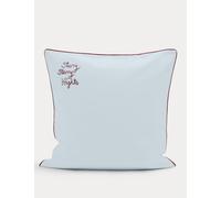 M&S x Bella Freud Pure Cotton Starry Nights Embroidered Pillow Sham Blue