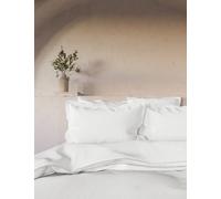 M&S X Fired Earth 2 Pack Washed Cotton Oxford Pillowcases - Apres Ski, Garden Folly,Apres Ski,Hesper,Camella,Charcoal,Storm,Under The Waves,Weald Green,Dover Cliffs,Malm,Dusty Cedar