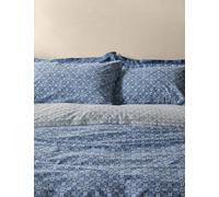 M&S X Fired Earth Pure Cotton Acapulco Merida Bedding Set - 5FT - Blue Mix, Blue Mix