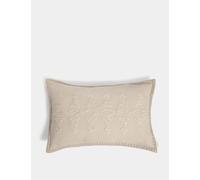 M&S X Fired Earth Pure Cotton Woven Bolster Cushion Malm