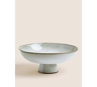 M&S X Fired Earth Stoneware Fruit Bowl Natural