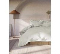 M&S X Fired Earth Washed Cotton Duvet Cover - SGL - Garden Folly, Garden Folly,Apres Ski,Camella,Hesper,Charcoal,Storm,Malm,Dover Cliffs,Weald Green,Under The Waves,Dusty Cedar