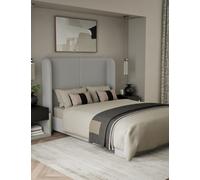 M&S X Kelly Hoppen 500 Thread Count Pure Cotton Sateen Bedding Set Taupe