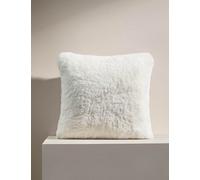 M&S X Kelly Hoppen Faux Fur Cushion Cream