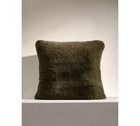M&S X Kelly Hoppen Faux Fur Cushion Green