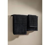 M&S X Kelly Hoppen Geometric Towel Black