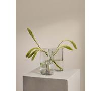 M&S X Kelly Hoppen Small Bracket Glass Vase Clear
