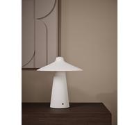 M&S X Kelly Hoppen Textured Mushroom Table Lamp White