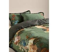 M&S X National Gallery Pure Cotton Climbing Blooms Bedding Set Green Mix