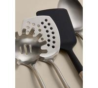 M&S X Tom Kerridge Set of 4 Kitchen Utensils Silver Mix