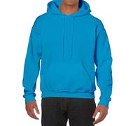 (M, Sapphire Blue) Gildan Mens Hoodie