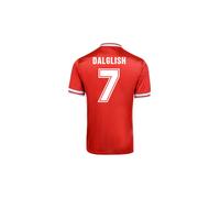Liverpool Men's Score Draw 1982 Home Shirt - Dalglish 7 in Red | Size: Medium Liverpool Red M