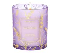 M&SENSE 230g Scented Candle, Lavender Scent, Long Burning 42h, Natural No Toxic Soy Wax Candles for Kitchen, Bedroom, Bathroom. Scented Candle Gift for Party, Home Decor, Housewarming