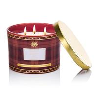M&SENSE 330g Soy Scented Candle English Tea -3 Cotton Wicks 65 Hours Long Burning, Non-Toxic Aromatherapy for Relaxation, Vintage Striped Glass Jar, Luxury Birthday/Mother's Day Gifts for Women