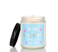 M&SENSE 7 oz Lavender Scented Candle, Mom You were Right Jar Candles Gifts for Mom, 48H Lasting Soy Wax Candles, Mothers Day, Thanksgiving & Birthday Present