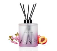M&SENSE Cherry Blossom Large Reed Diffuser, 500ml Scented Diffuser with Sticks, Home Fragrance Gift for Bedroom, Bathroom, Office Decor, Non Toxic Long Lasting Scent for Man & Women