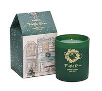 M&SENSE Christmas Candles Gifts for Women 230g Frosted Pine Scented Candles Gifts for Christmas Long Burning Natural Soy Way Candles, Ideal Winter Home Decor Gift for Women and Men