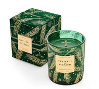 M&SENSE Christmas Scented Candles 283g Lavender Romance 55H Long Burning Time, Natural Soy Wax Candles, Ideal Winter Candle Gift for Women and Men