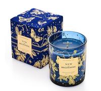 M&SENSE Christmas Scented Candles 283g Sandalwood Jasmine 55H Long Burning Time, Natural Soy Wax Candles, Ideal Winter Candle Gift for Women and Men