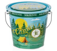 M&SENSE Citronella Candles Outdoor, Citronella Peppermint Scented Candle 19.4 oz,Peppermint Lemongrass Candle Outdoor,Summer Citronella Candles for Patio Camping, 120 Hours Burn Nature Soy Wax