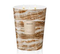 M&SENSE Espresso Hot Fudge 3 Wicks Scented Candles Oversized 990g Non Toxic Soy Wax Scented Candle Long Burning 150 Hours Extra Large Marble Candles Gifts for Women Men Aromatherapy Candle for Home