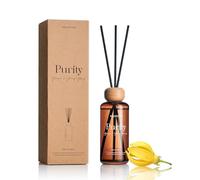 M&SENSE Ginger YlangYlang 180ml Reed Diffusers Set, Gifts for Women Men, Organic Essential Oil Diffuser with Stick, Non Toxic Fragrance Diffuser for Office Bedroom Home Decor