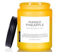 M&SENSE Mango Pineapple Large Soy Wax Scented Candles Gifts for Women Men 550g 110H Organic Candle Long Burning for Home Decor Patio Friend Non Toxic Aromatherapy Candles for Summer Relaxing