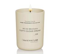 M&SENSE Natural Soy Candle Non Toxic Puffy Cloud Dream Scented Candles for Home Medium Jar Candles 250g 50 Hours Burn Time Minimalist Aromatherapy Candle Gift for Relaxation, Stress Relief,Mediation