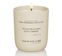M&SENSE Scented Candles 150g City Oasis Natural Soy Wax Candle Long Burning Minimalist Aromatherapy Candles, Perfect Christmas Gifts for Women and Men.