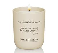 M&SENSE Scented Candles 150g Forest Lodge Natural Soy Wax Candle Long Burning Minimalist Aromatherapy Candles, Perfect Christmas Gifts for Women and Men.