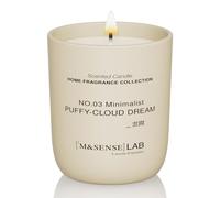 M&SENSE Scented Candles 150g Puffy Cloud Dream Natural Soy Wax Candle Long Burning Minimalist Aromatherapy Candles, Perfect Christmas Gifts for Women and Men.
