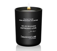 M&SENSE Scented Candles 250g Espresso Love Natural Soy Wax Candles Long Burning Minimalist Aromatherapy Candles, Perfect Christmas Gifts for Women and Men.