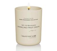 M&SENSE Scented Candles 250g Sparkling Fruit Drops Natural Soy Wax Candles Long Burning Minimalist Aromatherapy Candles, Perfect Christmas Gifts for Women and Men.